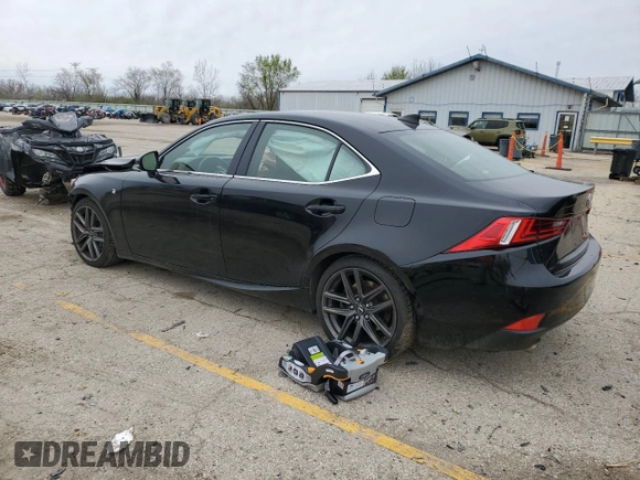2014 Lexus IS 350 with VIN JTHCE1D20E5005398, listed as a Copart auction lot 51851335 with 111,810 mi miles and Salvage title. Bid and sale history available at DreamBid. Image 2.