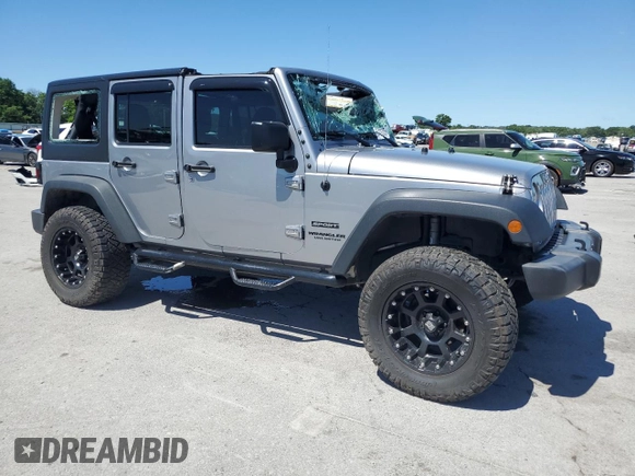 2016 Jeep Wrangler Unlimited Sport z VIN 1C4BJWDG4GL327252, wystawiony jako Copart lot #57433645 z przebiegiem 109 108 mil mil oraz Szkoda całkowita • Salvage title. Historia ofert i sprzedaży dostępna na DreamBid. Obrazek 4.