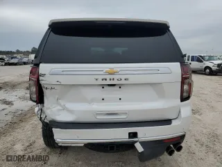 2021 Chevrolet Tahoe High Country with VIN 1GNSCTKL5MR154916, listed as a Copart auction lot 41438455 with 59,469 mi miles and Salvage Title. Bid and sale history available at carsss.com. Image 6.