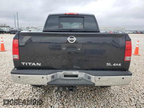 2013 Nissan Titan Pro-4X with VIN 1N6BA0ECXDN313300, listed as a Copart auction lot 46987125 with 174,432 mi miles and Salvage title. Bid and sale history available at DreamBid. Image 6.