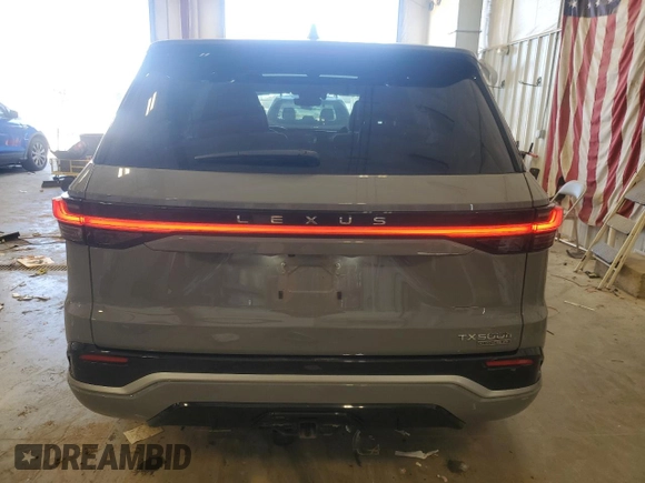 2024 Lexus TX 500h F Sport Premium z VIN 5TDABAB65RS003346, wystawiony jako Copart lot #51824095 z przebiegiem 13 112 mil mil oraz Szkoda całkowita • Salvage title. Historia ofert i sprzedaży dostępna na DreamBid. Obrazek 6.
