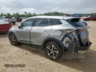 2024 Kia Sportage EX with VIN KNDPV3DFXR7289652, listed as a Copart auction lot 61652555 with 16,986 mi miles and Salvage title. Bid and sale history available at DreamBid. Image 2.
