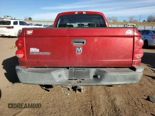 2006 Dodge Dakota ST with VIN 1D7HW28K66S706928, listed as a Copart auction lot 81569314 with 161,319 mi miles and Salvage Title. Bid and sale history available at DreamBid. Image 6.