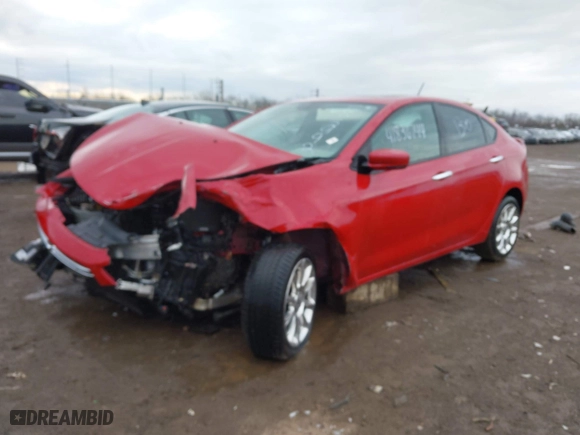 2014 Dodge Dart Limited with VIN 1C3CDFCBXED668992, listed as a IAAI auction lot 41836744 with 56,025 mi miles. Bid and sale history available at carsss.com. Image 18.