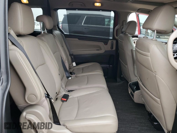 2022 Honda Odyssey Touring with VIN 5FNRL6H84NB025374, listed as a Copart auction lot 44528645 with 47,460 mi miles and Salvage Title. Bid and sale history available at DreamBid. Image 11.