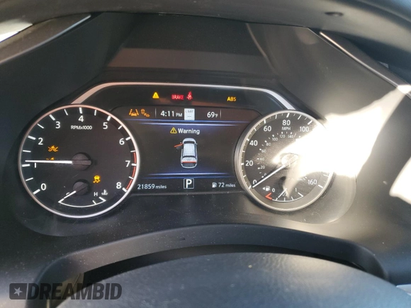 2022 Nissan Murano SL with VIN 5N1AZ2CJ6NC117416, listed as a Copart auction lot 86706434 with 21,859 mi miles and Salvage Title. Bid and sale history available at carsss.com. Image 9.