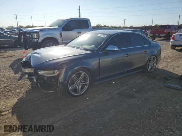 2016 Audi S4 Premium Plus with VIN WAUBGAFL6GA009878, listed as a Copart auction lot 79240634 with 78,578 mi miles and Salvage Title. Bid and sale history available at carsss.com. Image 1.