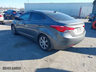 2013 Hyundai Elantra GLS PZEV with VIN 5NPDH4AEXDH304442, listed as a IAAI auction lot 41136472 with 182,800 mi miles. Bid and sale history available at carsss.com. Image 3.