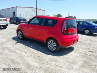 2018 Kia Soul + with VIN KNDJP3A51J7593470, listed as a IAAI auction lot 41995443 with 87,443 mi miles. Bid and sale history available at carsss.com. Image 3.