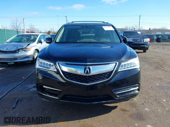 2015 Acura MDX Tech Pkg with VIN 5FRYD4H48FB026490, listed as a IAAI auction lot 41791560 with 190,000 mi miles. Bid and sale history available at carsss.com. Image 12.