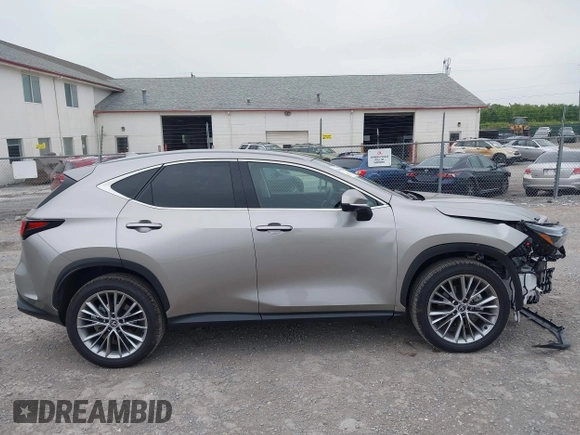 2025 Lexus NX 350 Luxury with VIN 2T2HGCEZ0SC062106, listed as a IAAI auction lot 42604940 with 3,775 mi miles and . Bid and sale history available at DreamBid. Image 13.