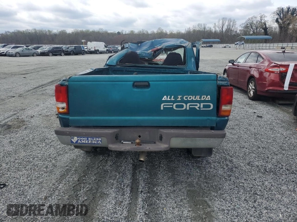1997 Ford Ranger XLT with VIN 1FTCR10A4VUC88767, listed as a Copart auction lot 50358525 with 134,710 mi miles and Salvage Title. Bid and sale history available at carsss.com. Image 6.
