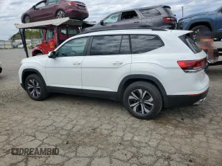 2024 Volkswagen Atlas SE with VIN 1V2DR2CA7RC579036, listed as a Copart auction lot 50594205 with 15,071 mi miles and Salvage title. Bid and sale history available at DreamBid. Image 2.