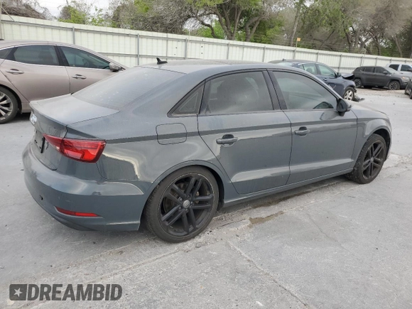 2020 Audi A3 Sedan Premium with VIN WAUAUGFF9LA101997, listed as a Copart auction lot 50335005 with 43,612 mi miles and Salvage Title. Bid and sale history available at carsss.com. Image 3.