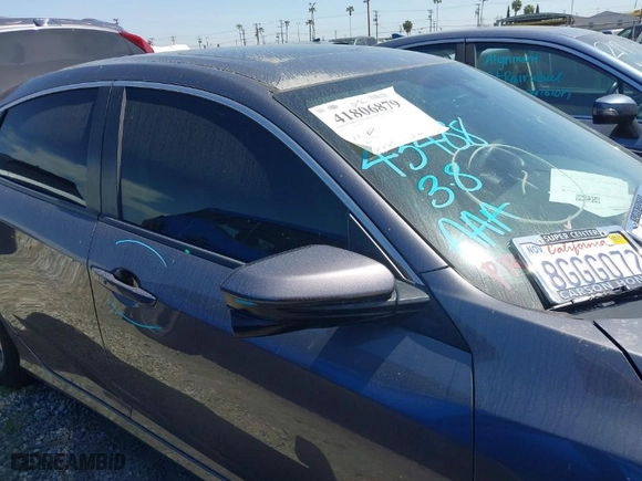 2018 Honda Civic Sedan EX with VIN 2HGFC2F72JH608876, listed as a IAAI auction lot 41806879 with 38,289 mi miles. Bid and sale history available at carsss.com. Image 14.