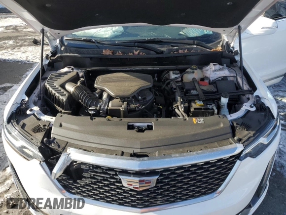 2022 Cadillac XT6 Premium Luxury with VIN 1GYKPCRS4NZ128684, listed as a Copart auction lot 87806525 with 23,571 mi miles and Salvage Title. Bid and sale history available at carsss.com. Image 13.
