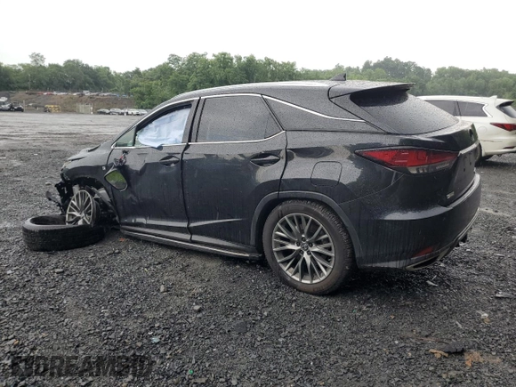 2022 Lexus RX 350 F Sport with VIN 2T2YZMDA6NC322346, listed as a Copart auction lot 61393195 with 54,576 mi miles and Salvage title. Bid and sale history available at DreamBid. Image 2.