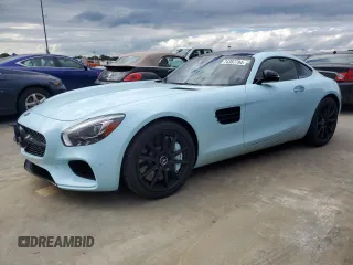 2016 Mercedes-Benz AMG GT S with VIN WDDYJ7JA9GA002081, listed as a Copart auction lot 74387794 with 0 mi miles and Salvage Title. Bid and sale history available at carsss.com. Image 1.