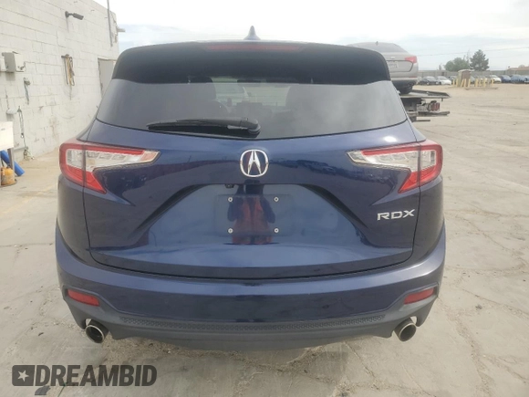 2021 Acura RDX Technology with VIN 5J8TC1H54ML016380, listed as a Copart auction lot 58882715 with Not provided miles and Salvage title. Bid and sale history available at DreamBid. Image 6.