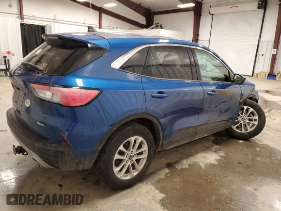 2022 Ford Escape SE with VIN 1FMCU9G63NUA36258, listed as a Copart auction lot 43872795 with 37,054 mi miles and Salvage Title. Bid and sale history available at carsss.com. Image 3.