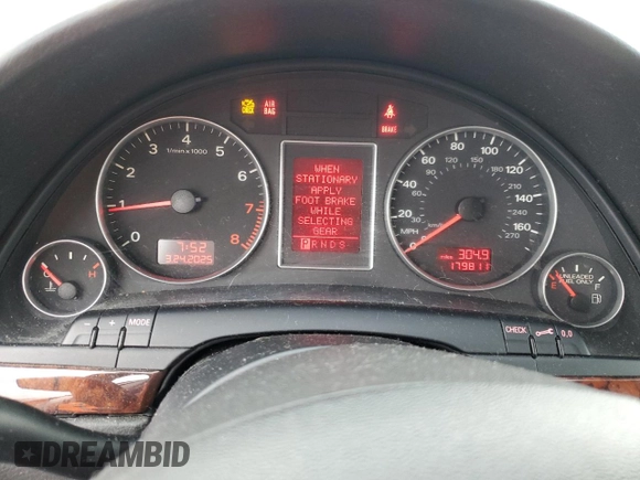 2006 Audi A4 2.0T with VIN WAUDF78E26A136574, listed as a Copart auction lot 49908375 with 179,811 mi miles and Salvage Title. Bid and sale history available at carsss.com. Image 9.