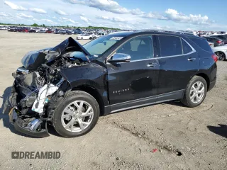 2019 Chevrolet Equinox Premier z VIN 2GNAXXEVXK6303527, wystawiony jako Copart lot #55946345 z przebiegiem 55 975 mil mil oraz Szkoda całkowita • Salvage title. Historia ofert i sprzedaży dostępna na DreamBid. Obrazek 1.