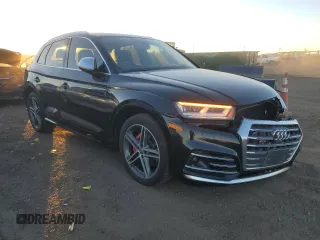 2018 Audi SQ5 Prestige with VIN WA1C4AFY4J2183892, listed as a Copart auction lot 86661104 with 43,802 mi miles and Salvage Title. Bid and sale history available at DreamBid. Image 4.