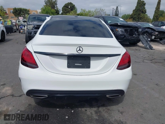 2021 Mercedes-Benz C 300 with VIN W1KWF8DB7MR609791, listed as a IAAI auction lot 42052734 with Not Provided miles and . Bid and sale history available at carsss.com. Image 16.