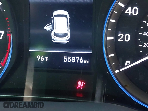 2021 Hyundai Kona SEL with VIN KM8K22AA8MU601480, listed as a IAAI auction lot 39589701 with 55,876 mi miles and . Bid and sale history available at carsss.com. Image 15.
