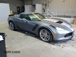2015 Chevrolet Corvette Z06 3LZ with VIN 1G1YU3D61F5604992, listed as a Copart auction lot 66395114 with 23,555 mi miles and Salvage Title. Bid and sale history available at carsss.com. Image 4.