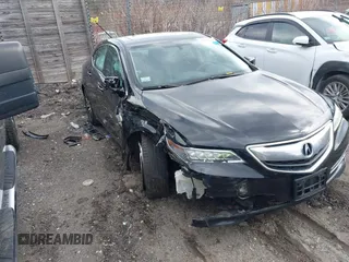 2015 Acura TLX with VIN 19UUB1F3XFA015113, listed as a IAAI auction lot 41879514 with 96,144 mi miles and . Bid and sale history available at carsss.com. Image 1.