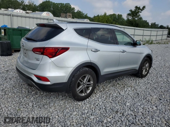 2018 Hyundai Santa Fe 2.4L with VIN 5XYZUDLBXJG534926, listed as a Copart auction lot 64010365 with 98,350 mi miles and Salvage title. Bid and sale history available at DreamBid. Image 3.
