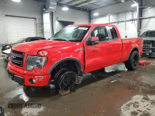 2013 Ford F-150 XL with VIN 1FTFX1EF0DKF85973, listed as a Copart auction lot 82841714 with 228,882 mi miles and Salvage Title. Bid and sale history available at carsss.com. Image 1.