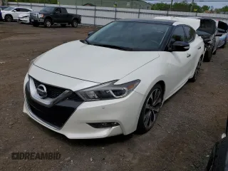 2017 Nissan Maxima SL with VIN 1N4AA6AP6HC403786, listed as a Copart auction lot 56538795 with 100,584 mi miles and Salvage title. Bid and sale history available at DreamBid. Image 1.