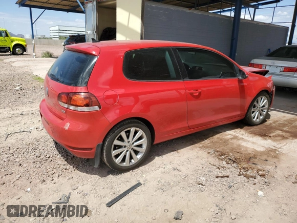 2012 Volkswagen Golf TDI w/Sunroof & Nav with VIN WVWBM7AJ4CW075072, listed as a Copart auction lot 53753015 with 157,045 mi miles and Salvage title. Bid and sale history available at DreamBid. Image 3.