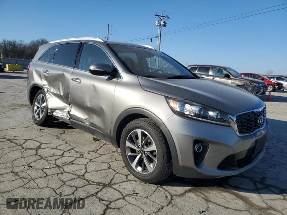 2019 Kia Sorento EX V6 with VIN 5XYPHDA56KG479000, listed as a Copart auction lot 42821185 with 69,286 mi miles and Salvage Title. Bid and sale history available at carsss.com. Image 4.