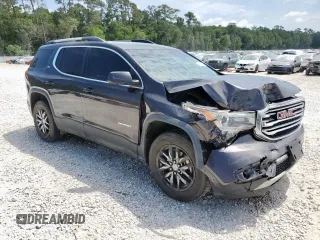 2017 GMC Acadia SLT with VIN 1GKKNMLS1HZ254410, listed as a Copart auction lot 58330625 with 195,027 mi miles and Salvage title. Bid and sale history available at DreamBid. Image 4.