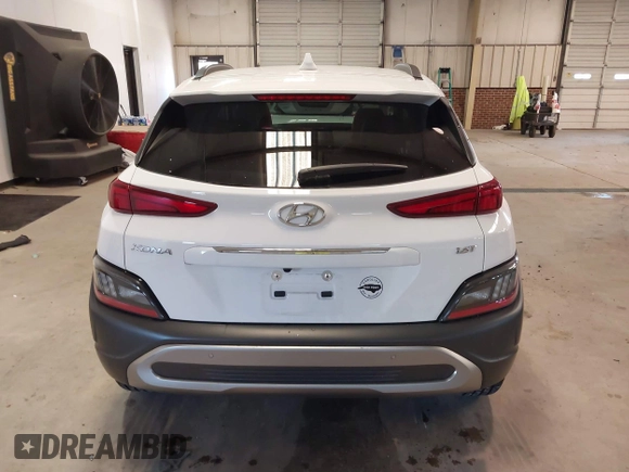 2023 Hyundai Kona Limited with VIN KM8K53A34PU007861, listed as a IAAI auction lot 41003035 with 5,759 mi miles. Bid and sale history available at carsss.com. Image 16.