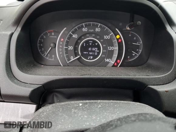 2012 Honda CR-V EX-L with VIN 2HKRM3H73CH511787, listed as a Copart auction lot 45417255 with 101,329 mi miles and Salvage Title. Bid and sale history available at carsss.com. Image 9.