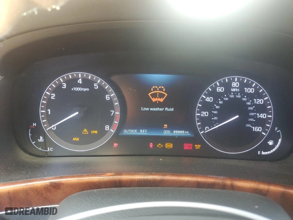 2014 Hyundai Equus Ultimate with VIN KMHGH4JH9EU084219, listed as a Copart auction lot 45185775 with NaN miles and Salvage Title. Bid and sale history available at carsss.com. Image 9.