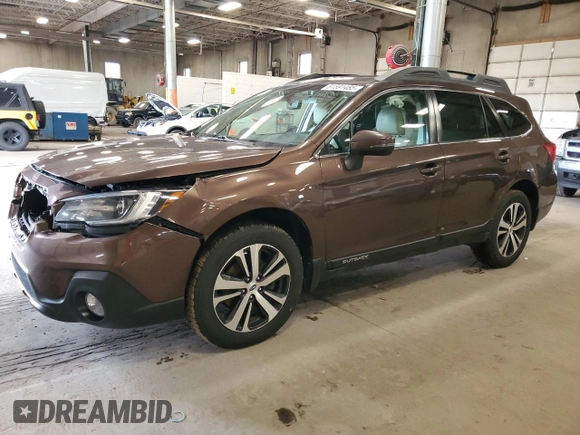 2019 Subaru Outback Limited with VIN 4S4BSANC9K3393862, listed as a Copart auction lot 51591485 with 97,620 mi miles and Salvage Title. Bid and sale history available at DreamBid. Image 1.