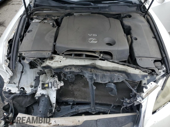 2010 Lexus IS 250 with VIN JTHBF5C20A5125178, listed as a Copart auction lot 55769825 with 190,247 mi miles and Clean title. Bid and sale history available at DreamBid. Image 11.
