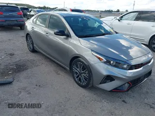 2023 Kia Forte GT-Line with VIN 3KPF54AD4PE615320, listed as a IAAI auction lot 41684401 with 17,306 mi miles. Bid and sale history available at carsss.com. Image 1.