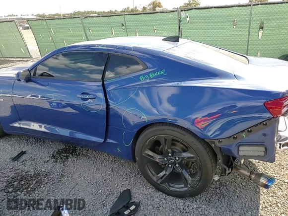 2020 Chevrolet Camaro 1LS with VIN 1G1FB1RX4L0121878, listed as a Copart auction lot 83798254 with 57,554 mi miles and Non repairable. Bid and sale history available at DreamBid. Image 11.
