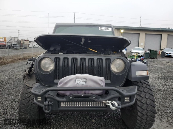 2022 Jeep Wrangler Unlimited Willys with VIN 1C4HJXDM1NW241284, listed as a Copart auction lot 83336744 with Not Provided miles and Salvage Title. Bid and sale history available at DreamBid. Image 5.