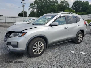 2017 Nissan Rogue S with VIN KNMAT2MV5HP611772, listed as a Copart auction lot 57281955 with 101,182 mi miles and Salvage title. Bid and sale history available at DreamBid. Image 1.