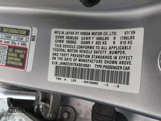 2010 Honda Insight EX with VIN JHMZE2H7XAS018581, listed as a IAAI auction lot 42398439 with 188,692 mi miles and . Bid and sale history available at DreamBid. Image 9.