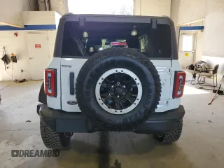2022 Ford Bronco with VIN 1FMDE5CP9NLA89027, listed as a Copart auction lot 78352424 with 5,013 mi miles and Salvage title. Bid and sale history available at DreamBid. Image 6.