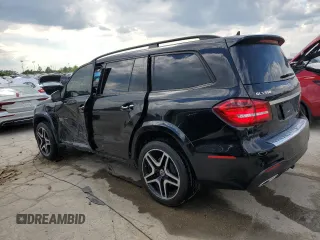 2018 Mercedes-Benz GLS 550 with VIN 4JGDF7DE3JB025569, listed as a Copart auction lot 59943684 with 73,074 mi miles and Salvage Title. Bid and sale history available at DreamBid. Image 2.