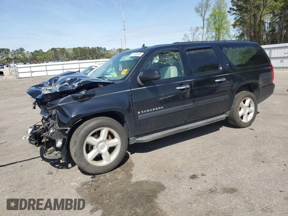 2007 Chevrolet Suburban LT with VIN 3GNFC16J87G192269, listed as a Copart auction lot 51109165 with 332,647 mi miles and Salvage Title. Bid and sale history available at carsss.com. Image 1.